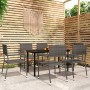 Garten-Esszimmer-Set 7-teilig grau von vidaXL, Gartensets - Ref: Foro24-3099586, Preis: 374,75 €, Rabatt: %