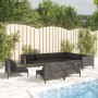 Gartensofa 9 Stück und Kissen dunkelgrau synthetisches Rattan von vidaXL, Gartensets - Ref: Foro24-3099876, Preis: 1,00 €, Ra...