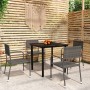 5-piece gray garden dining set by vidaXL, Garden sets - Ref: Foro24-3099584, Price: 239,60 €, Discount: %