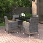 Garten-Essgruppe 5-teilig und Kissen aus synthetischem Rattan und Glas von vidaXL, Gartensets - Ref: Foro24-3099788, Preis: 3...