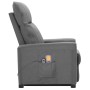 Liftable massage chair light gray fabric by vidaXL, Electric massage chairs - Ref: Foro24-3098183, Price: 327,44 €, Discount: %