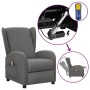 Sillón de masaje elevable tela gris claro de vidaXL, Sillones de masaje eléctricos - Ref: Foro24-3098231, Precio: 263,30 €, D...