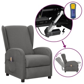 Sillón de masaje elevable tela gris claro de vidaXL, Sillones de masaje eléctricos - Ref: Foro24-3098231, Precio: 263,99 €, D...