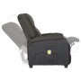 Massageliege aus Kunstleder und dunkelgrauem Stoff von vidaXL, Elektrische Massagesessel - Ref: Foro24-3098377, Preis: 259,93...