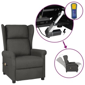 Electric massage wing chair dark gray fabric by vidaXL, Electric massage chairs - Ref: Foro24-3098332, Price: 282,99 €, Disco...