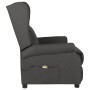 Sillón orejero de masaje eléctrico tela gris oscuro de vidaXL, Sillones de masaje eléctricos - Ref: Foro24-3098332, Precio: 2...