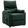 Sillón de masaje eléctrico tela verde oscuro de vidaXL, Sillones de masaje eléctricos - Ref: Foro24-3098436, Precio: 292,03 €...