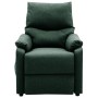 Sillón de masaje eléctrico tela verde oscuro de vidaXL, Sillones de masaje eléctricos - Ref: Foro24-3098436, Precio: 292,03 €...