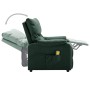 Sillón de masaje eléctrico tela verde oscuro de vidaXL, Sillones de masaje eléctricos - Ref: Foro24-3098436, Precio: 292,03 €...