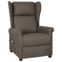 Brown fabric electric massage wing chair by vidaXL, Electric massage chairs - Ref: Foro24-3098335, Price: 288,75 €, Discount: %