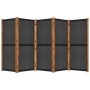 Divider screen with 5 panels black 350x180 cm by vidaXL, Room dividers - Ref: Foro24-319181, Price: 163,13 €, Discount: %