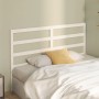 Solid white pine wood bed headboard 166x4x100 cm by vidaXL, Headboards and footboards - Ref: Foro24-817651, Price: 31,73 €, D...