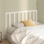 Solid white pine wood bed headboard 156x4x100 cm by vidaXL, Headboards and footboards - Ref: Foro24-817696, Price: 50,92 €, D...