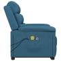 Sillón de masaje elevable terciopelo azul de vidaXL, Sillones de masaje eléctricos - Ref: Foro24-3098316, Precio: 409,39 €, D...