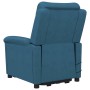 Sillón de masaje elevable terciopelo azul de vidaXL, Sillones de masaje eléctricos - Ref: Foro24-3098316, Precio: 409,39 €, D...