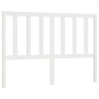 Solid white pine wood bed headboard 166x4x100 cm by vidaXL, Headboards and footboards - Ref: Foro24-817751, Price: 36,24 €, D...