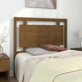 Solid pine wood bed headboard honey brown 105.5x4x100 cm by vidaXL, Headboards and footboards - Ref: Foro24-817928, Price: 53...