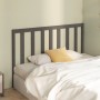 Solid gray pine wood bed headboard 146x4x100 cm by vidaXL, Headboards and footboards - Ref: Foro24-817692, Price: 32,99 €, Di...