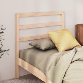 Solid pine wood bed headboard 81x4x100 cm by vidaXL, Headboards and footboards - Ref: Foro24-817615, Price: 18,99 €, Discount: %