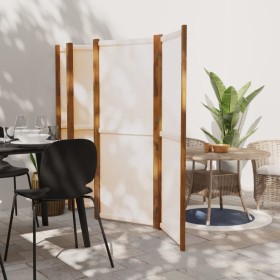 Divider screen with 6 cream white panels 420x180 cm by vidaXL, Room dividers - Ref: Foro24-319186, Price: 185,44 €, Discount: %