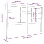 Bettkopfteil aus massivem Kiefernholz in Honigbraun, 145,5 x 4 x 100 cm von vidaXL, Kopf- und Fußteile - Ref: Foro24-817893, ...