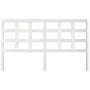 Solid white pine wood bed headboard 165.5x4x100 cm by vidaXL, Headboards and footboards - Ref: Foro24-817901, Price: 45,12 €,...