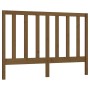 Honey brown solid pine wood bed headboard 141x4x100 cm by vidaXL, Headboards and footboards - Ref: Foro24-817688, Price: 46,4...