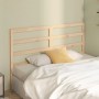 Solid pine wood bed headboard 146x4x100 cm by vidaXL, Headboards and footboards - Ref: Foro24-817640, Price: 27,99 €, Discoun...