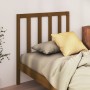 Honey brown solid pine wood bed headboard 81x4x100 cm by vidaXL, Headboards and footboards - Ref: Foro24-817668, Price: 22,82...