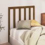 Honey brown solid pine wood bed headboard 81x4x100 cm by vidaXL, Headboards and footboards - Ref: Foro24-817668, Price: 22,82...