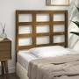 Solid pine wood bed headboard honey brown 105.5x4x100 cm by vidaXL, Headboards and footboards - Ref: Foro24-817878, Price: 36...