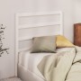 Solid white pine wood bed headboard 81x4x100 cm by vidaXL, Headboards and footboards - Ref: Foro24-817616, Price: 30,79 €, Di...