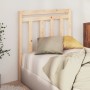 Solid pine wood bed headboard 96x4x100 cm by vidaXL, Headboards and footboards - Ref: Foro24-817770, Price: 26,57 €, Discount: %