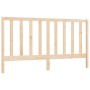 Solid pine wood bed headboard 186x4x100 cm by vidaXL, Headboards and footboards - Ref: Foro24-817705, Price: 51,67 €, Discoun...