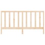 Cabecero de cama madera maciza de pino 186x4x100 cm de vidaXL, Cabeceros y pies de cama - Ref: Foro24-817705, Precio: 50,99 €...