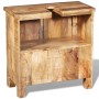 Mueble de baño con espejo de madera maciza de mango de vidaXL, Muebles de baño - Ref: Foro24-243462, Precio: 316,78 €, Descue...