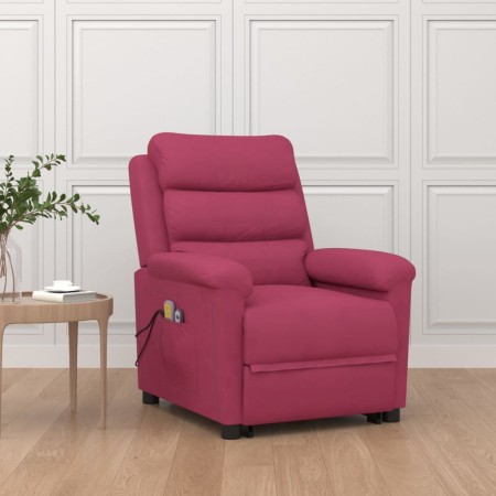 Red velvet elevating massage chair by vidaXL, Electric massage chairs - Ref: Foro24-3098311, Price: 408,71 €, Discount: %