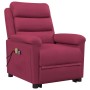 Red velvet elevating massage chair by vidaXL, Electric massage chairs - Ref: Foro24-3098311, Price: 408,71 €, Discount: %