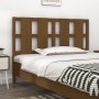 Solid pine wood bed headboard honey brown 140.5x4x100 cm by vidaXL, Headboards and footboards - Ref: Foro24-817988, Price: 66...