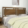 Honey brown solid pine wood bed headboard 205x4x100 cm by vidaXL, Headboards and footboards - Ref: Foro24-817963, Price: 45,9...