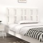 Solid white pine wood bed headboard 140.5x4x100 cm by vidaXL, Headboards and footboards - Ref: Foro24-817986, Price: 56,20 €,...