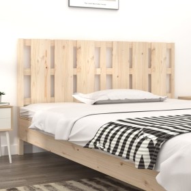 Solid pine wood bed headboard 165.5x4x100 cm by vidaXL, Headboards and footboards - Ref: Foro24-818000, Price: 51,82 €, Disco...