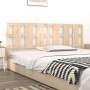 Solid pine wood bed headboard 205.5x4x100 cm by vidaXL, Headboards and footboards - Ref: Foro24-818010, Price: 51,97 €, Disco...