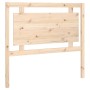 Solid pine wood bed headboard 105.5x4x100 cm by vidaXL, Headboards and footboards - Ref: Foro24-817925, Price: 48,99 €, Disco...