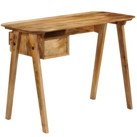 Solid mango wood desk 110x50x76 cm by vidaXL, Desks - Ref: Foro24-246229, Price: 316,40 €, Discount: %