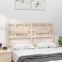 Solid pine wood bed headboard 125.5x4x100 cm by vidaXL, Headboards and footboards - Ref: Foro24-818030, Price: 31,41 €, Disco...