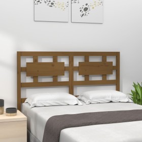 Solid pine wood bed headboard honey brown 155.5x4x100 cm by vidaXL, Headboards and footboards - Ref: Foro24-818048, Price: 55...