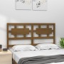 Honey brown pine solid wood bed headboard 165.5x4x100 cm by vidaXL, Headboards and footboards - Ref: Foro24-818053, Price: 57...