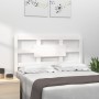 Solid white pine wood bed headboard 80.5x4x100 cm by vidaXL, Headboards and footboards - Ref: Foro24-818016, Price: 44,18 €, ...