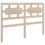 Solid pine wood bed headboard 185.5x4x100 cm by vidaXL, Headboards and footboards - Ref: Foro24-818055, Price: 57,09 €, Disco...